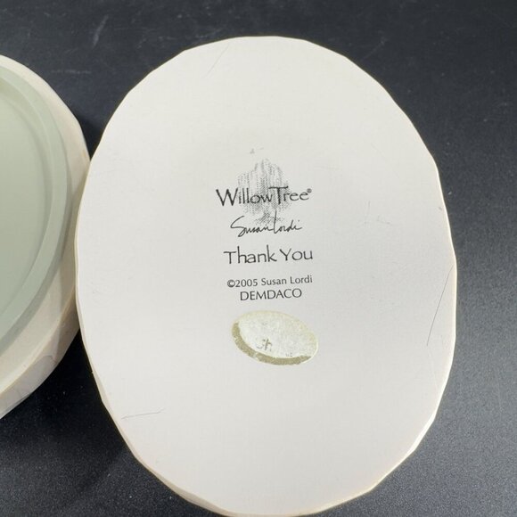 Vintage 2005 Willow Tree Trinket Box Jewelry Holder Demdaco Susan Lordi Resin - Picture 3 of 11